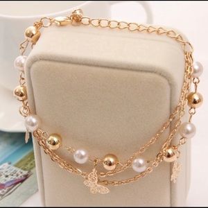 Girls layered bracelet